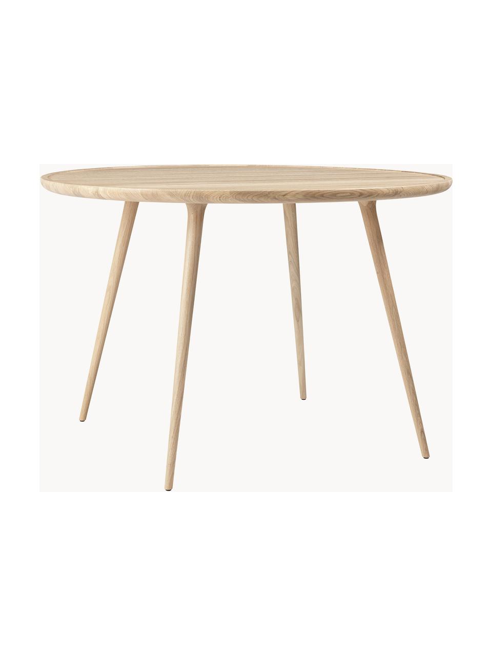 Ronde eettafel Accent van eikenhout, verschillende formaten, Eikenhout, FSC-gecertificeerd, Licht eikenhout, Ø 110 x H 73 cm
