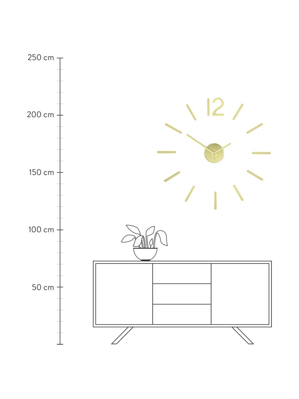 Nástenné hodiny pre vlastnú montáž Blink, Odtiene zlatej