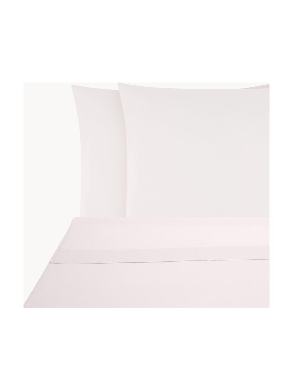 Biancheria da letto rosa in raso di cotone Comfort, Tessuto: raso Densità del filo 250, Rosa chiaro, 240 x 300 cm + 2 federe 50 x 80 cm