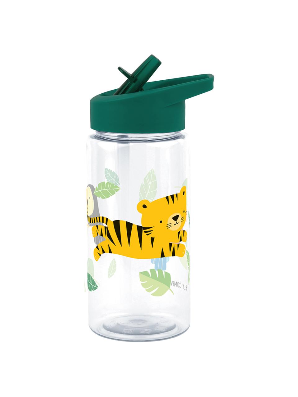 Drinkfles Jungle Tiger, Kunststof, Meerkleurig, 450 ml