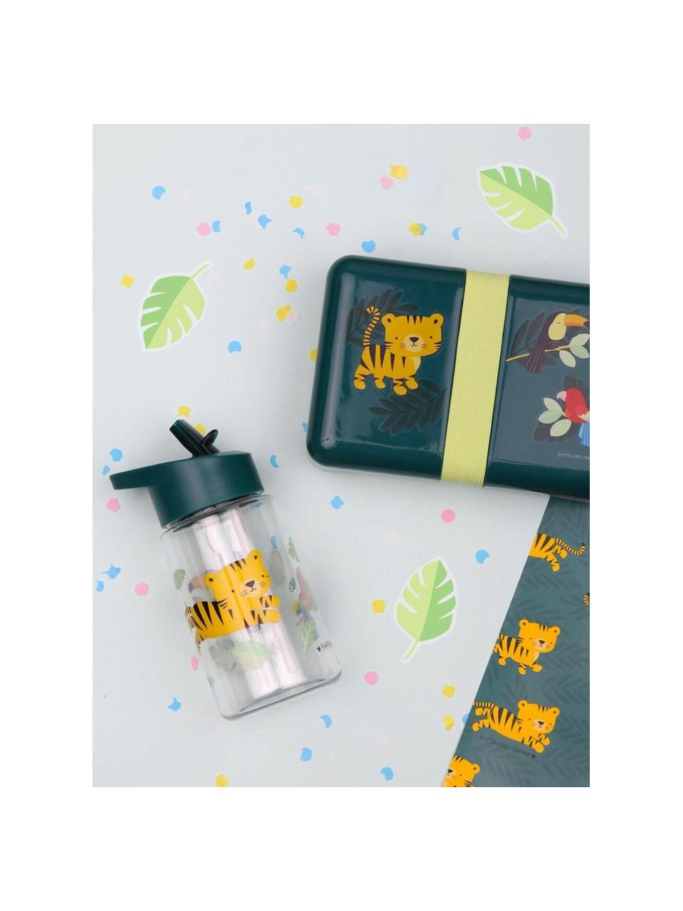Drinkfles Jungle Tiger, Kunststof, Meerkleurig, 450 ml