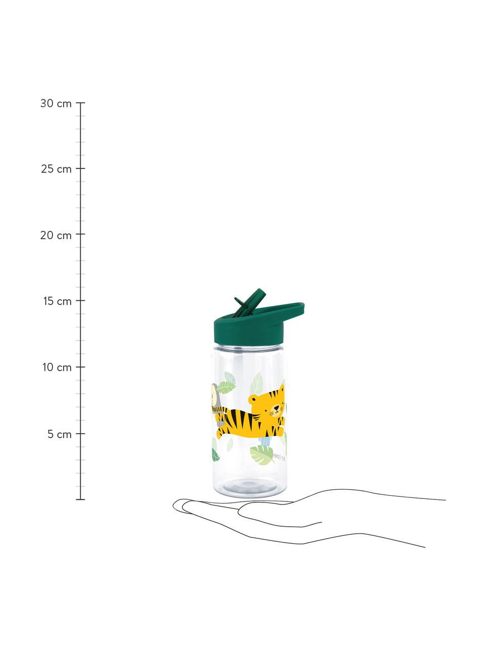 Trinkflasche Jungle Tiger, Kunststoff, Bunt, 450 ml