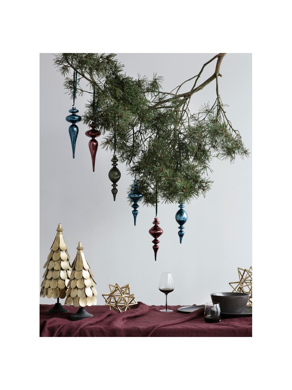 Súprava vianočných ozdôb Irren, 3 diely, Tmavozelená, Ø 6 x V 26 cm