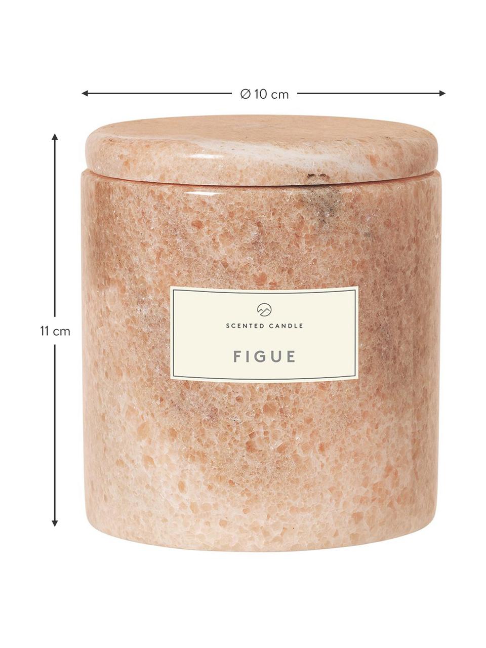 Candela profumata Frable (fico), Contenitore: marmo, Fico, Ø 10 x Alt. 11 cm