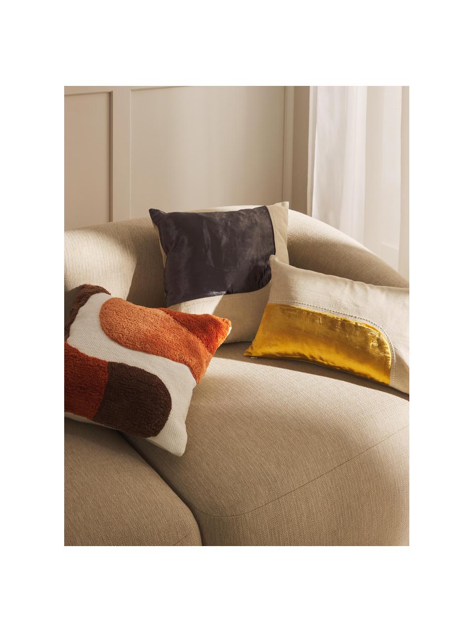 Coussin Décoratif Beige et Orange en Coton 45 x …