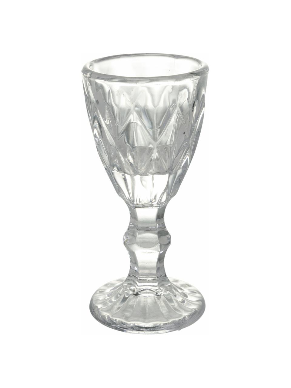 Verre à liqueur Shades, 6 élém., Verre, Tons jaunes, Ø 5 x haut. 11 cm