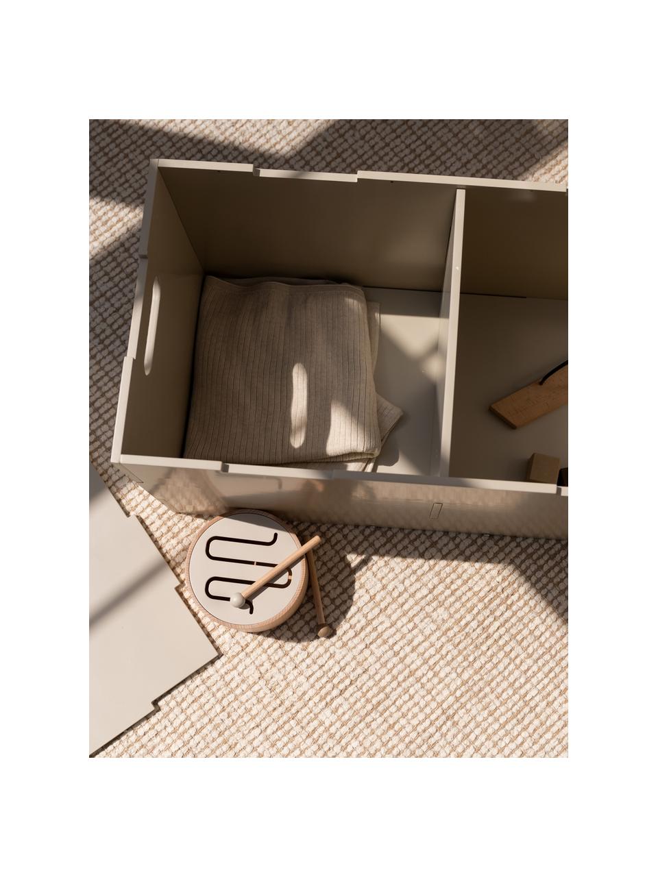 Scatola in legno Cube, Finitura in legno di betulla laccato

Questo prodotto è realizzato con legno di provenienza sostenibile e certificato FSC®, Beige chiaro, Larg. 72 x Alt. 36 cm