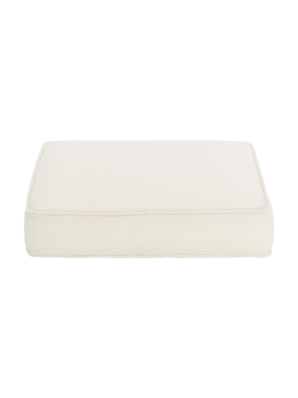 Hoog stoelkussen Zoey, 2 stuks, Bekleding: 100% katoen, Crèmewit, B 40 x L 40 cm