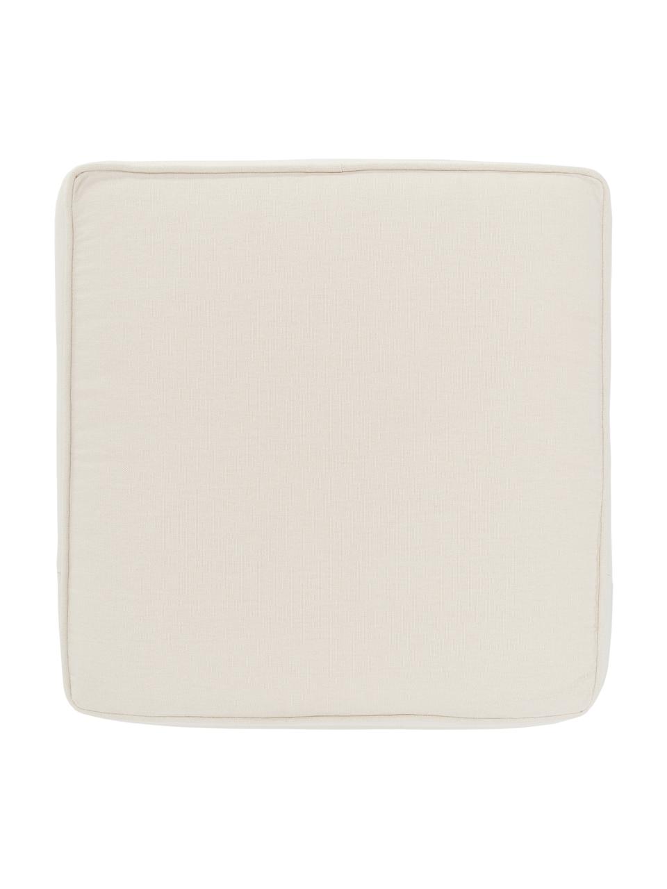 Wysoka poduszka na krzesło Zoey, 2 szt., Kremowobiały, S 40 x D 40 cm