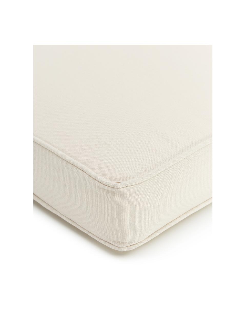 Cojines de asiento altos Zoey, 2 uds., Funda: 100% algodón, Blanco crema, An 40 x L 40 cm
