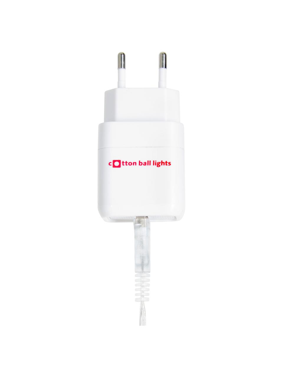 Guirnalda de luces LED Colorain, 378 cm, 20 luces, Linternas: poliéster con certificado, Cable: plástico con certificado , Blanco, tonos pastel, L 378 cm
