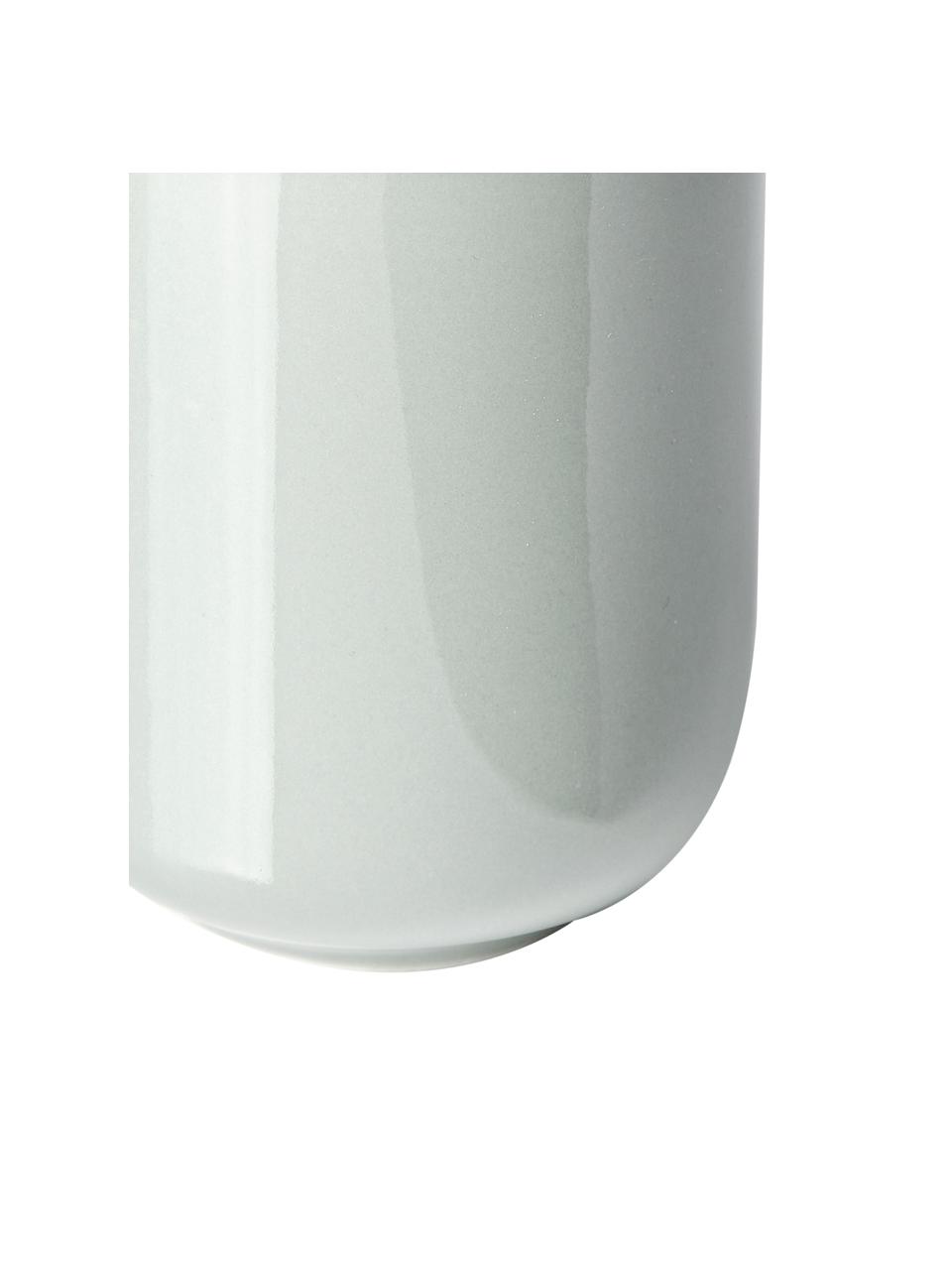 Porcelánové pohárky na kávu Nessa, 4 ks, Vysoce kvalitní porcelán, Světle šedá, Š 8 cm, V 10 cm