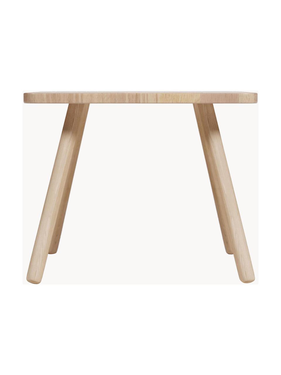 Mesa infantil de madera de caucho Dilcia, Hevea, Hevea, An 55 x F 55 cm