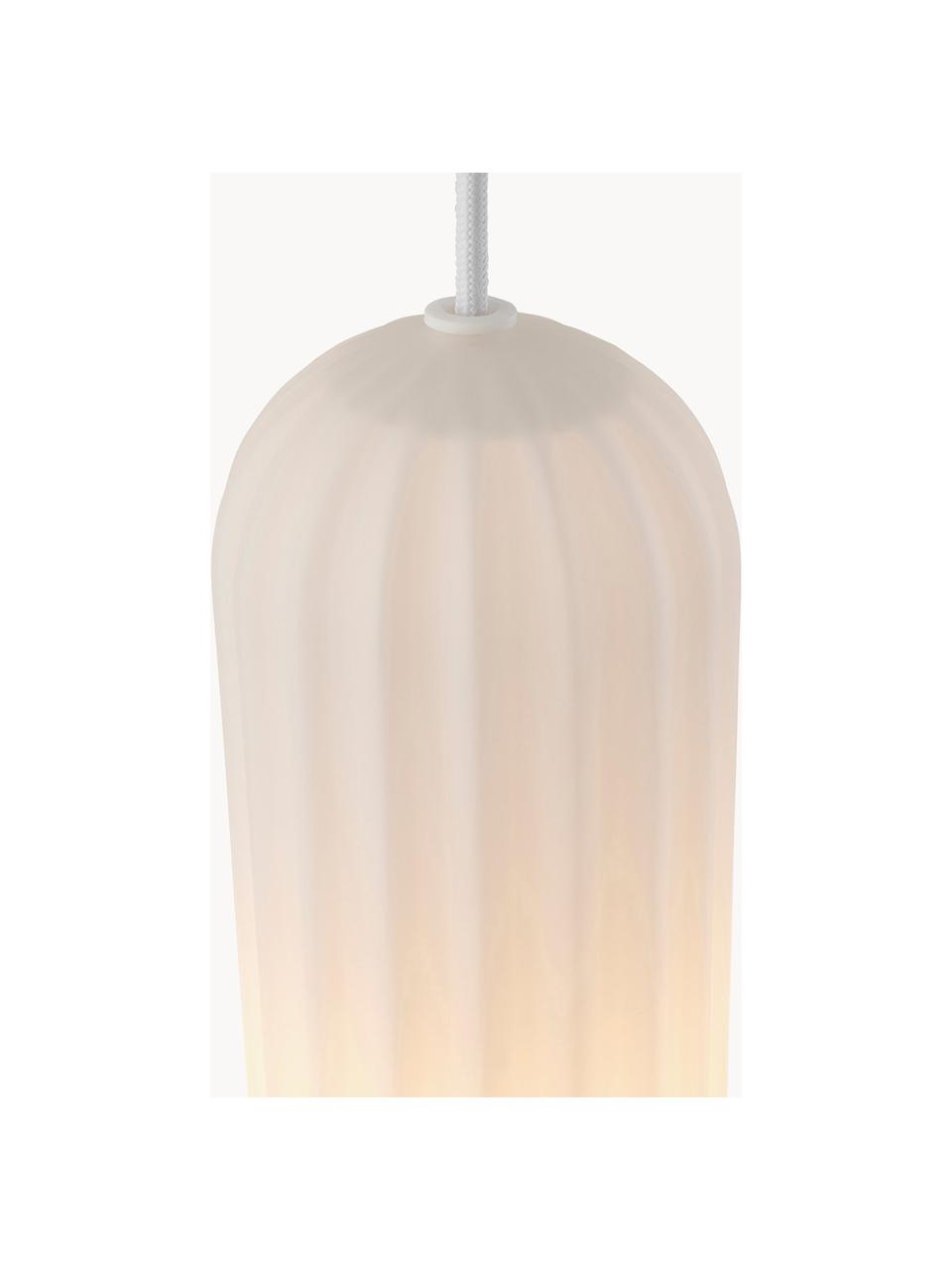 Lampada a sospensione a grappolo Miella, Paralume: vetro, Bianco, Larg. 52 x Alt. 30 cm