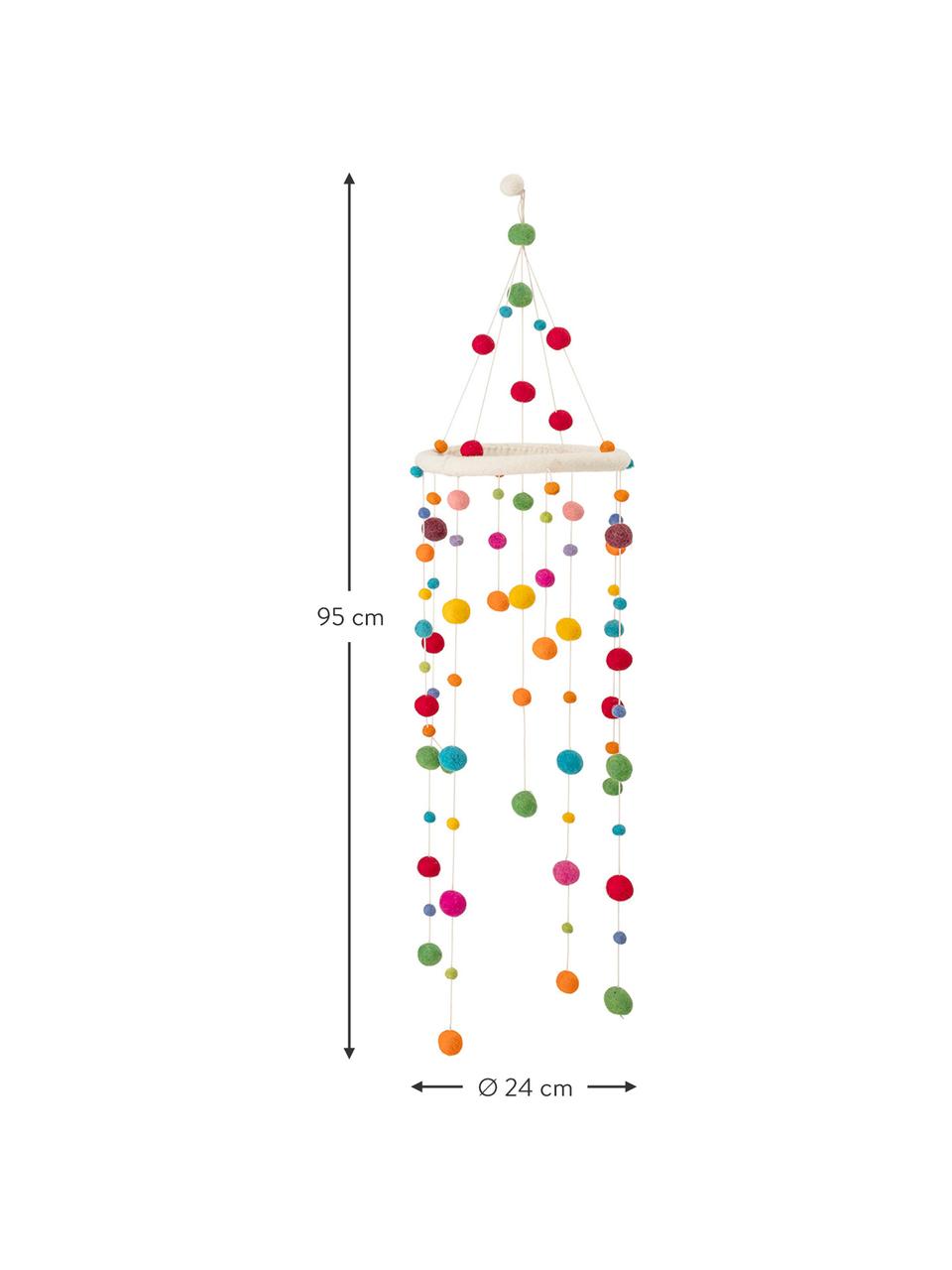 Babymobiel Dots, Frame: hout, Multicolour, Ø 24 cm