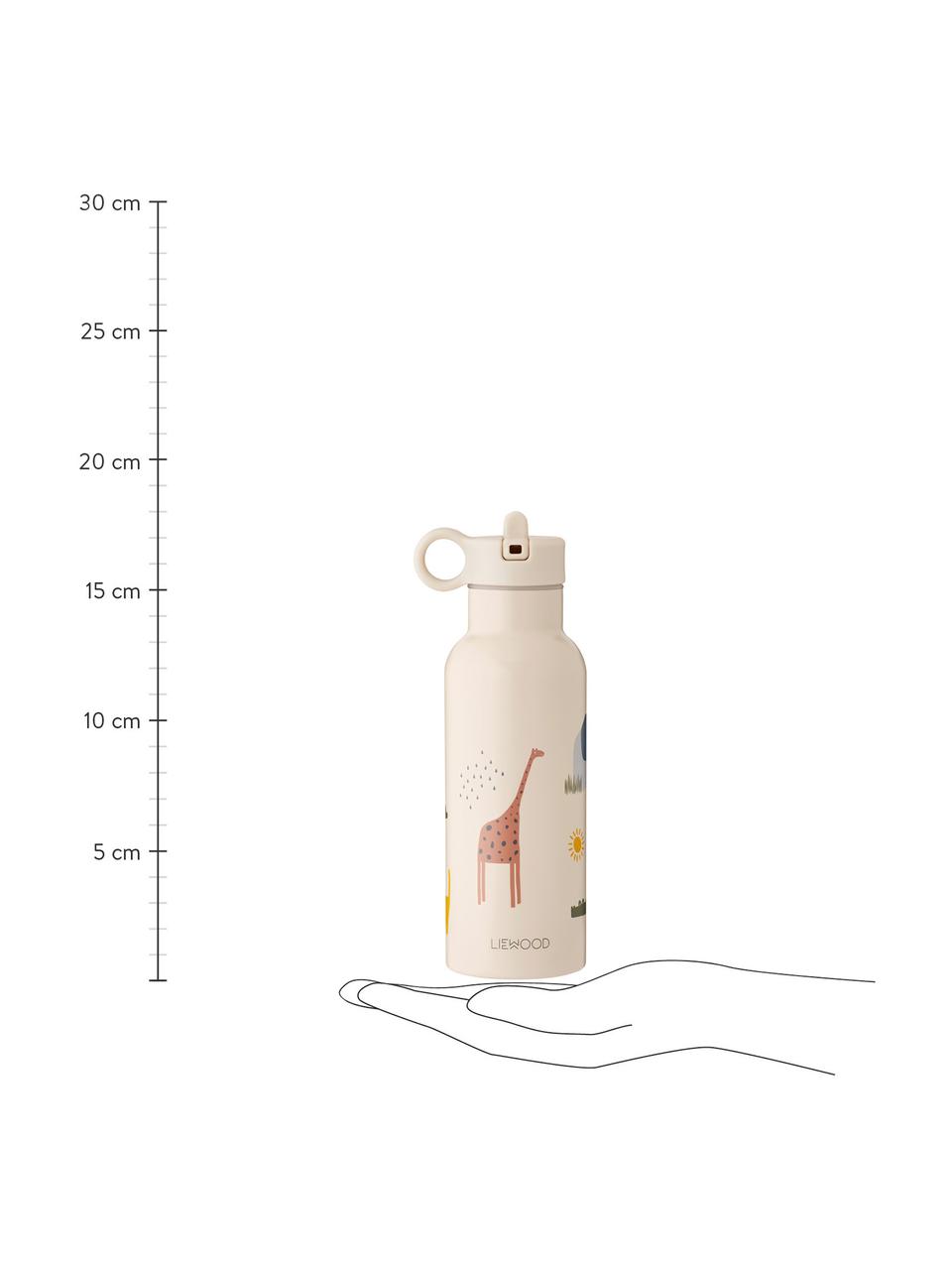Tepelne izolovaná fľaša Neo, Nehrdzavejúca oceľ, Biela, viacfarebná, vzorovaná, 500 ml