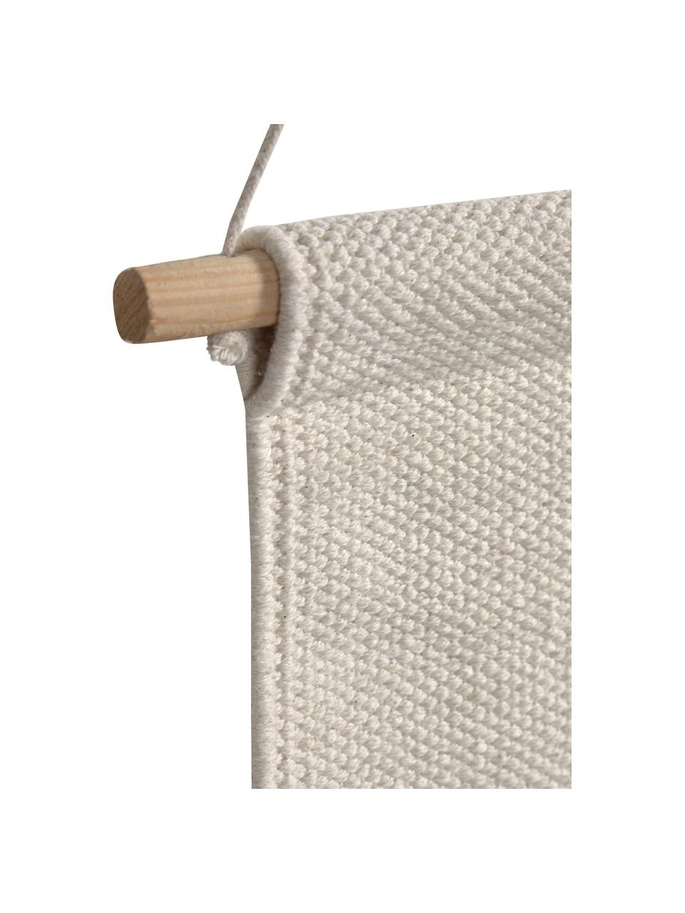 Wandobject Nana, Stang: hout, Beige, zwart, B 30 x H 40 cm