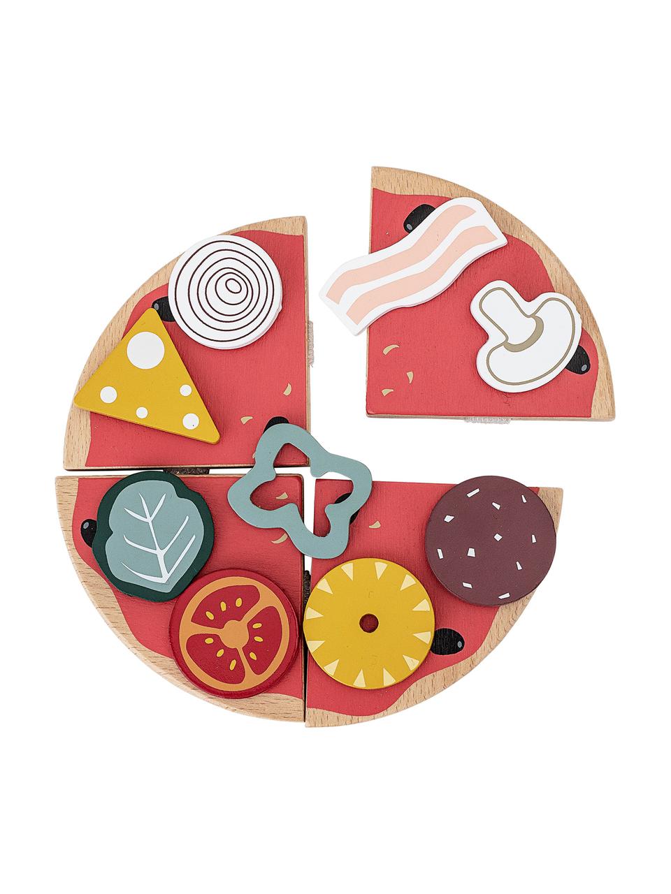 Set de juguetes Pizza, 15 pzas., Madera contrachapada, abedul, Multicolor, An 20 x Al 3 cm