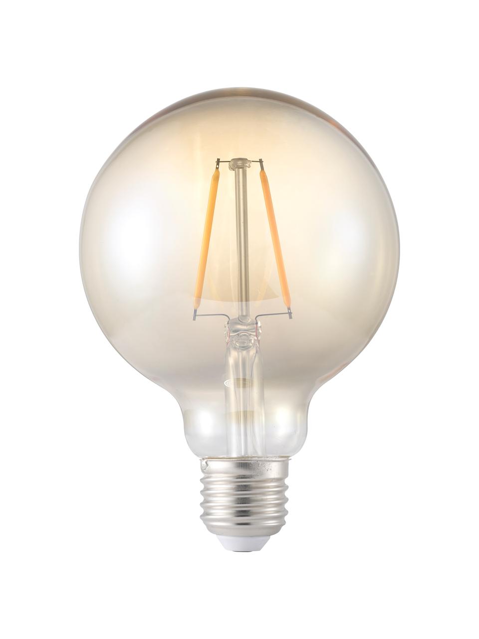 Bombilla LED Rash (E27/1,2W), Ampolla: vidrio, Casquillo: aluminio, Ámbar, Ø 10 x Al 14 cm