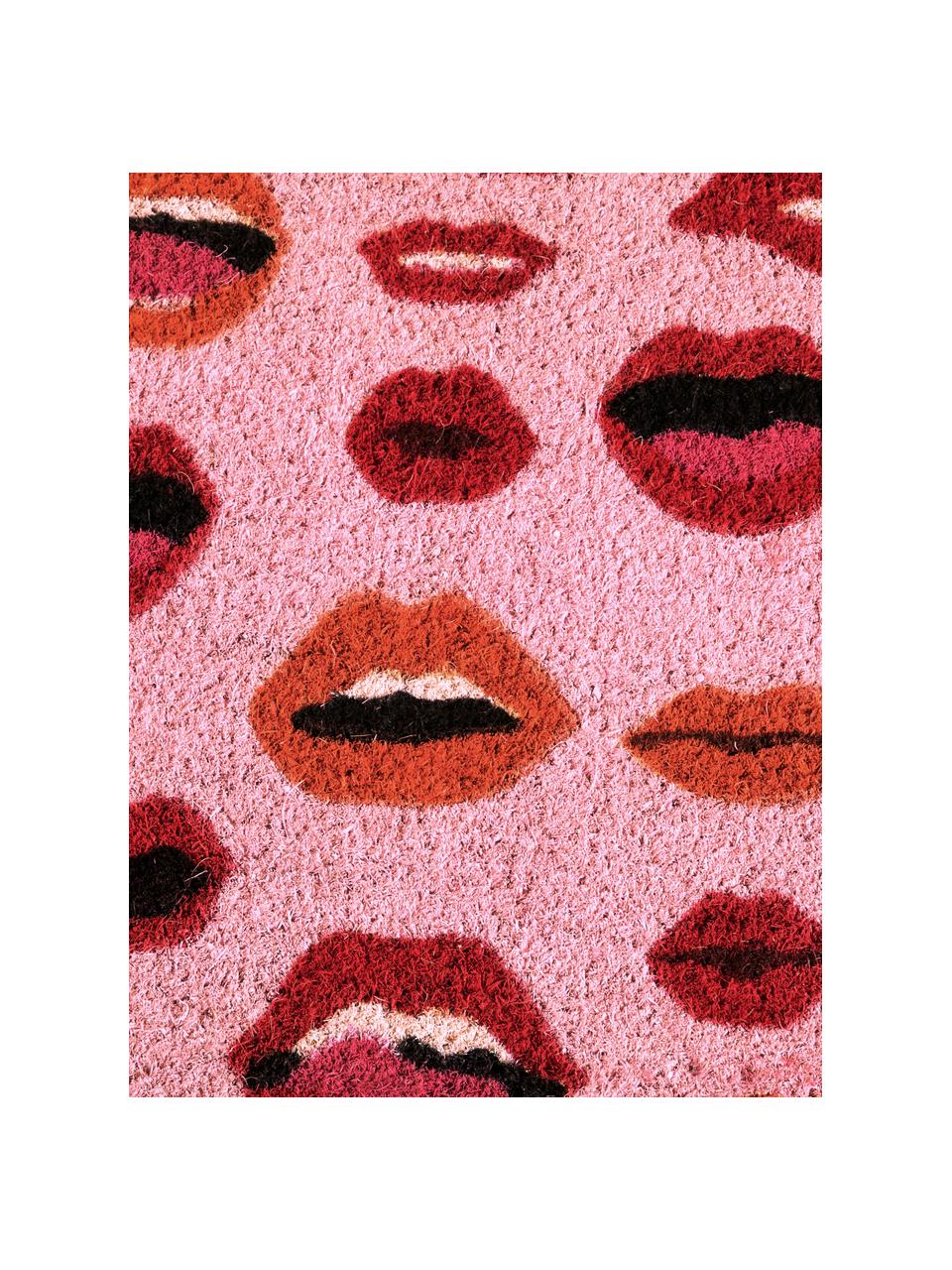 Zerbino Lips, Sotto: PVC, Tonalità rosse, Larg. 45 x Lung. 75 cm