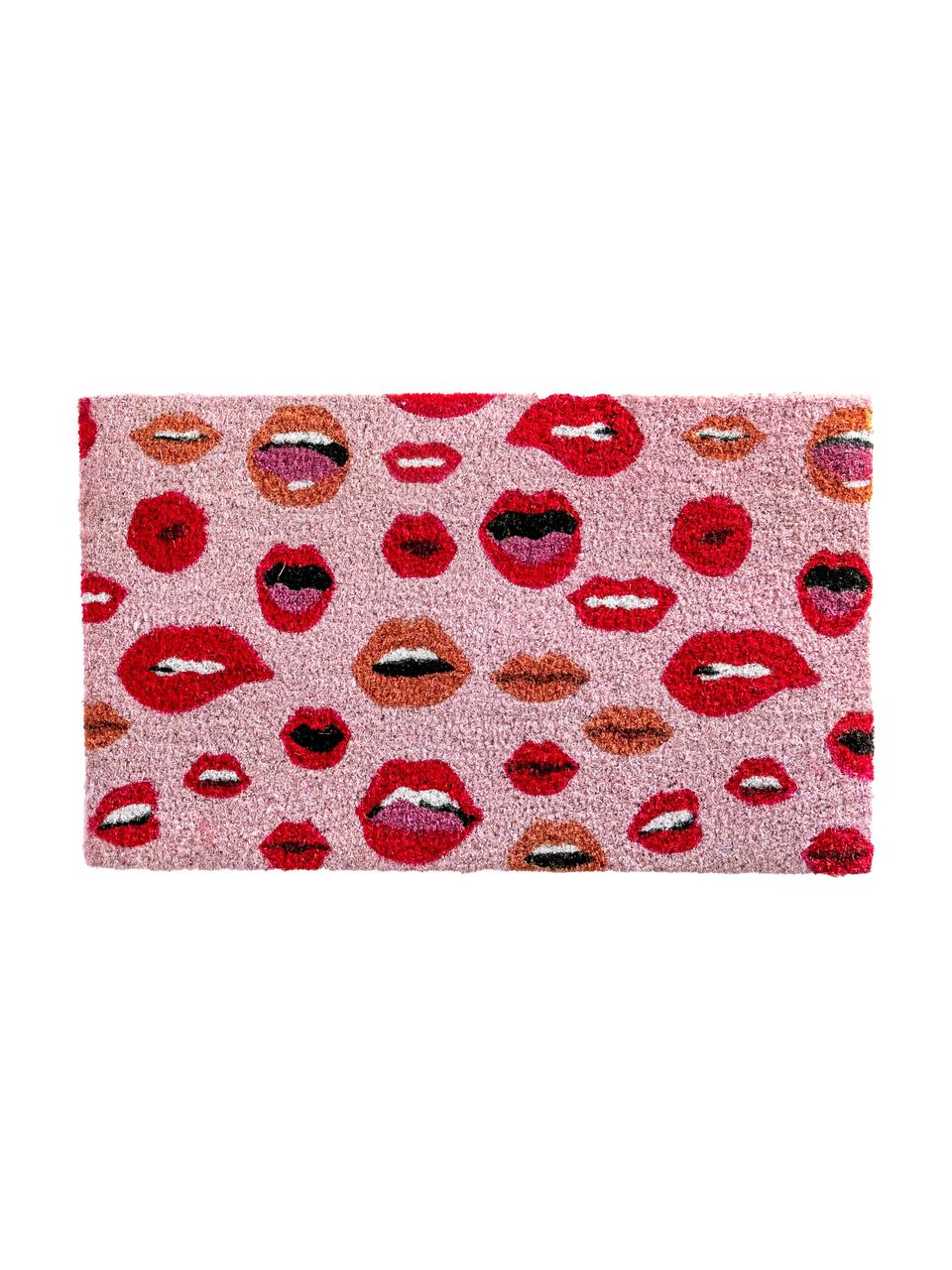 Zerbino Lips, Sotto: PVC, Tonalità rosse, Larg. 45 x Lung. 75 cm