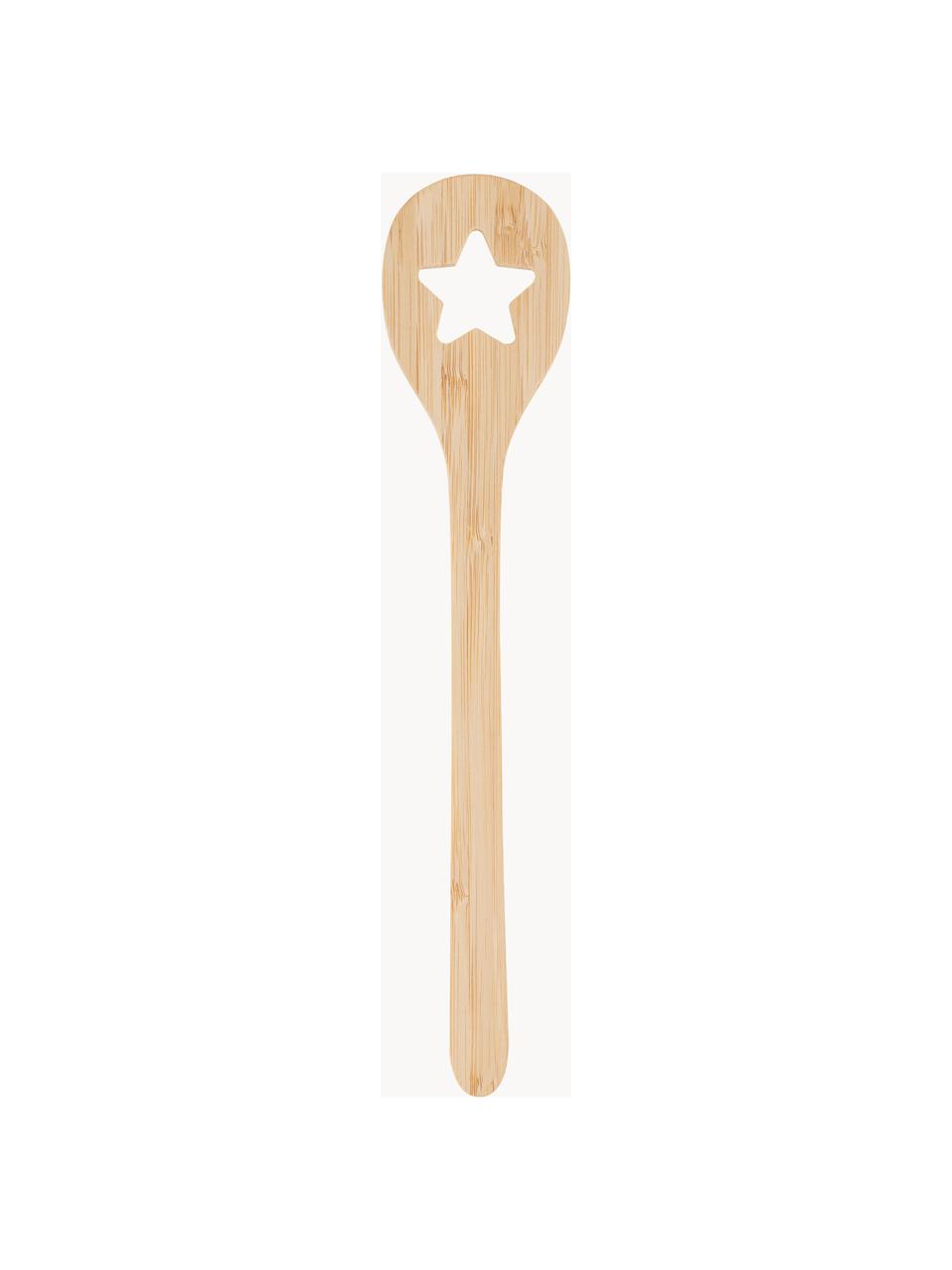 Cuillère de cuisine en bambou faite à la main Star, Bambou, Bambou, long. 30 cm