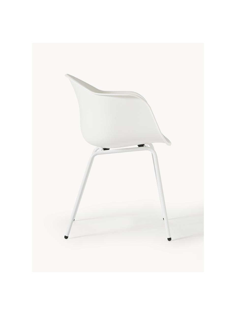 Interiérová/exteriérová židle Claire, Bílá, Š 60 cm, H 54 cm