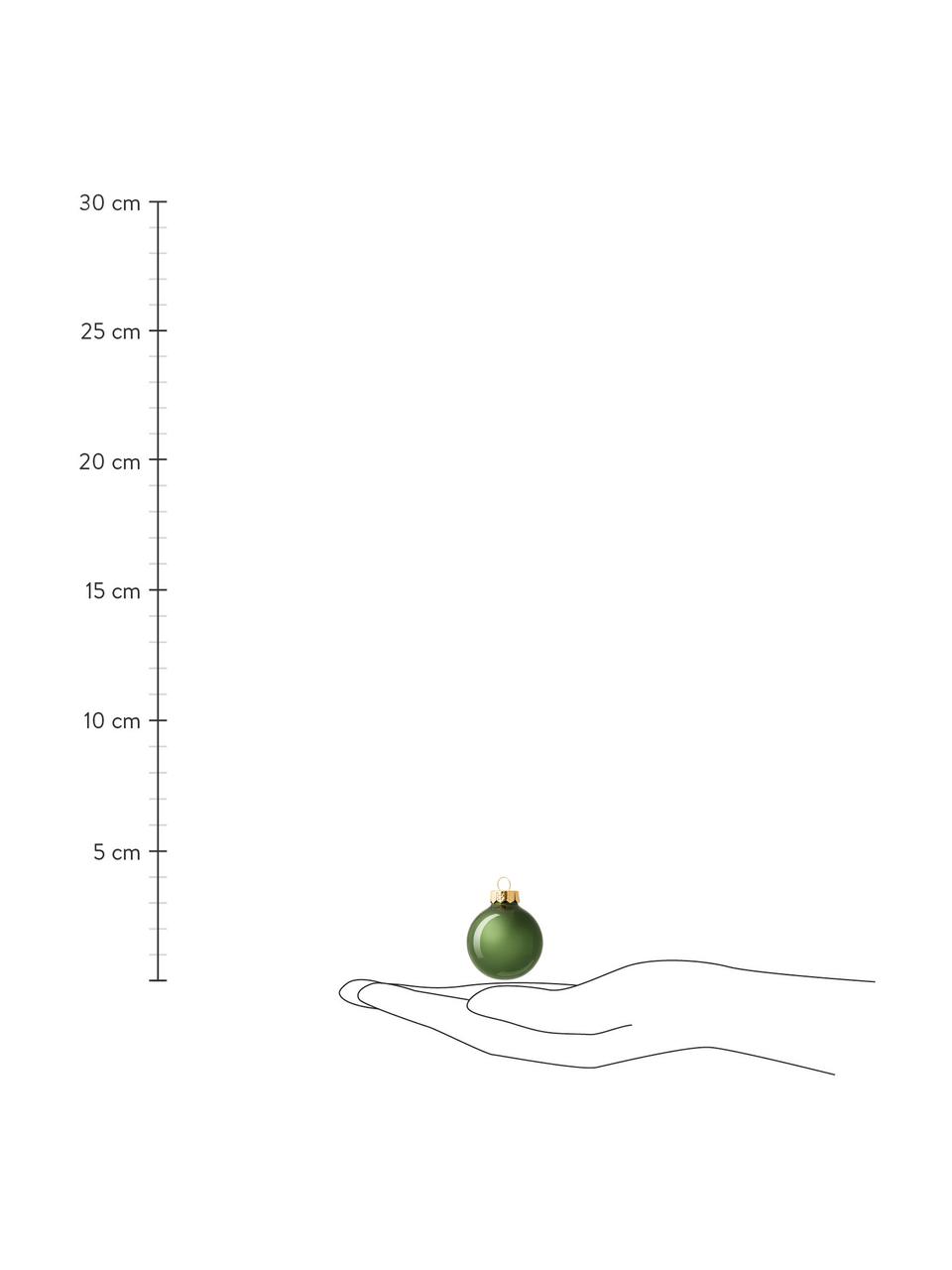 Set palline di Natale Evergreen, Verde, Ø 8 cm, 6 pz
