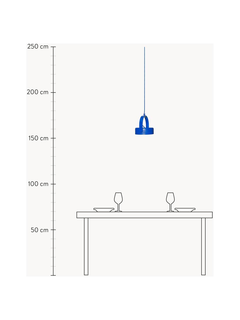 Lampa wisząca LED Stage, Niebieski, S 22 x W 27 cm