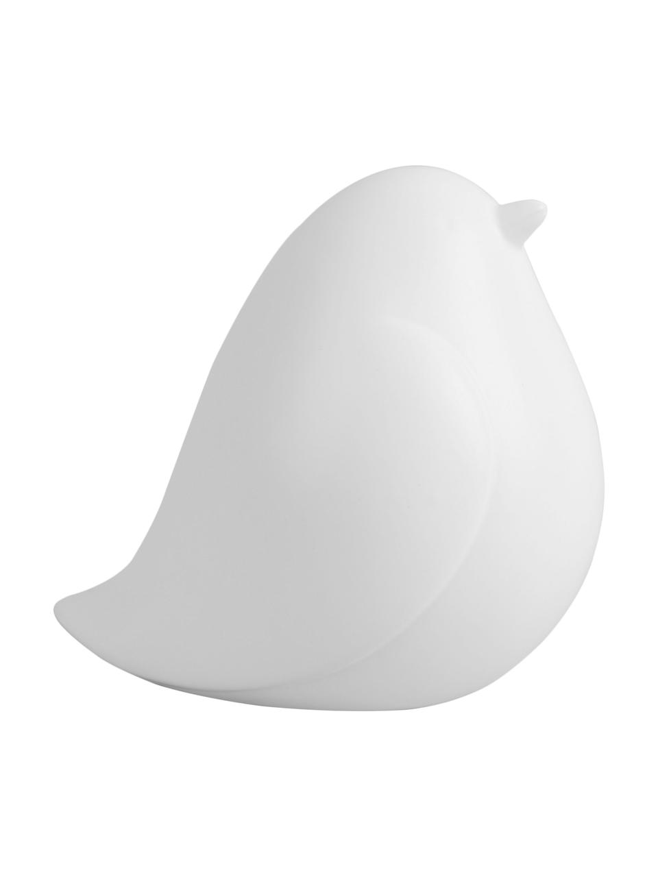 Objet déco Fat Bird, Céramique, Blanc, larg. 14 cm, haut. 14 cm