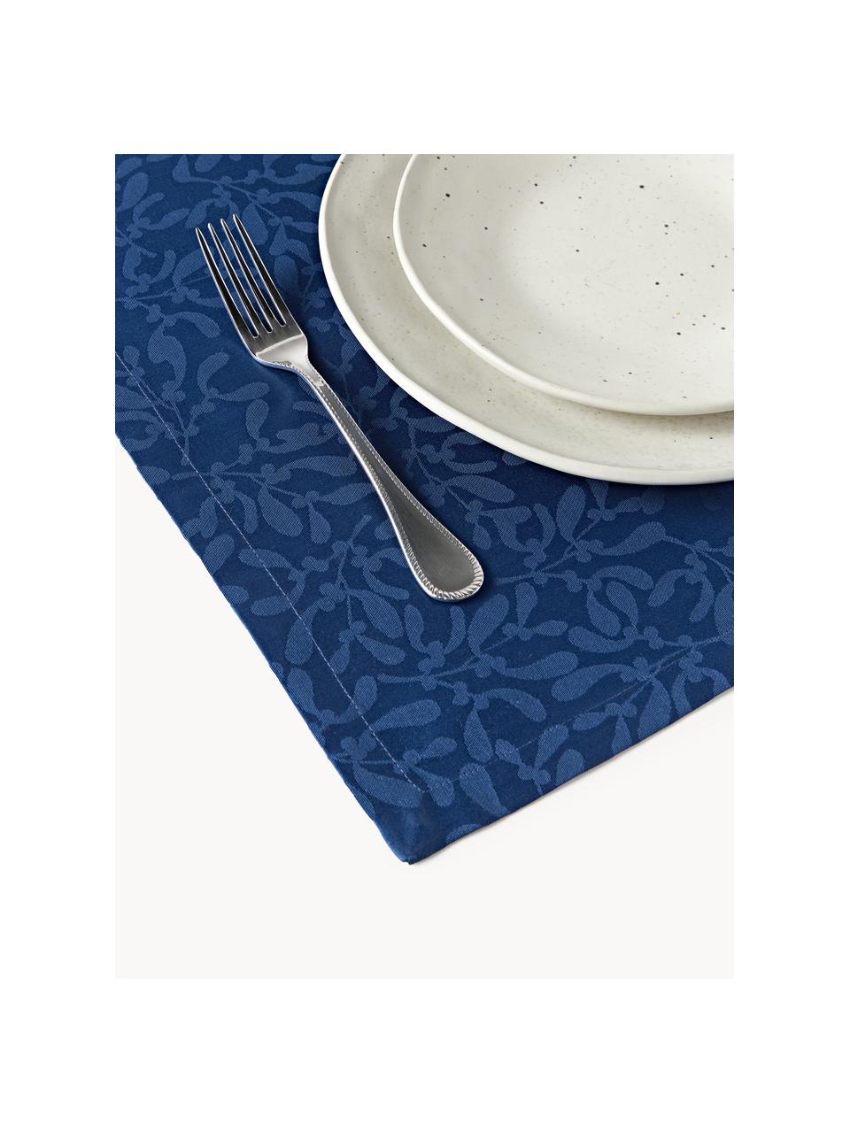 Sets de table avec motif hivernal Hollyn, 2 pièces, 100 % coton

Le matériau est certifié STANDARD 100 OEKO-TEX®, 2534CIT, CITEVE, Bleu foncé, larg. 40 x long. 50 cm