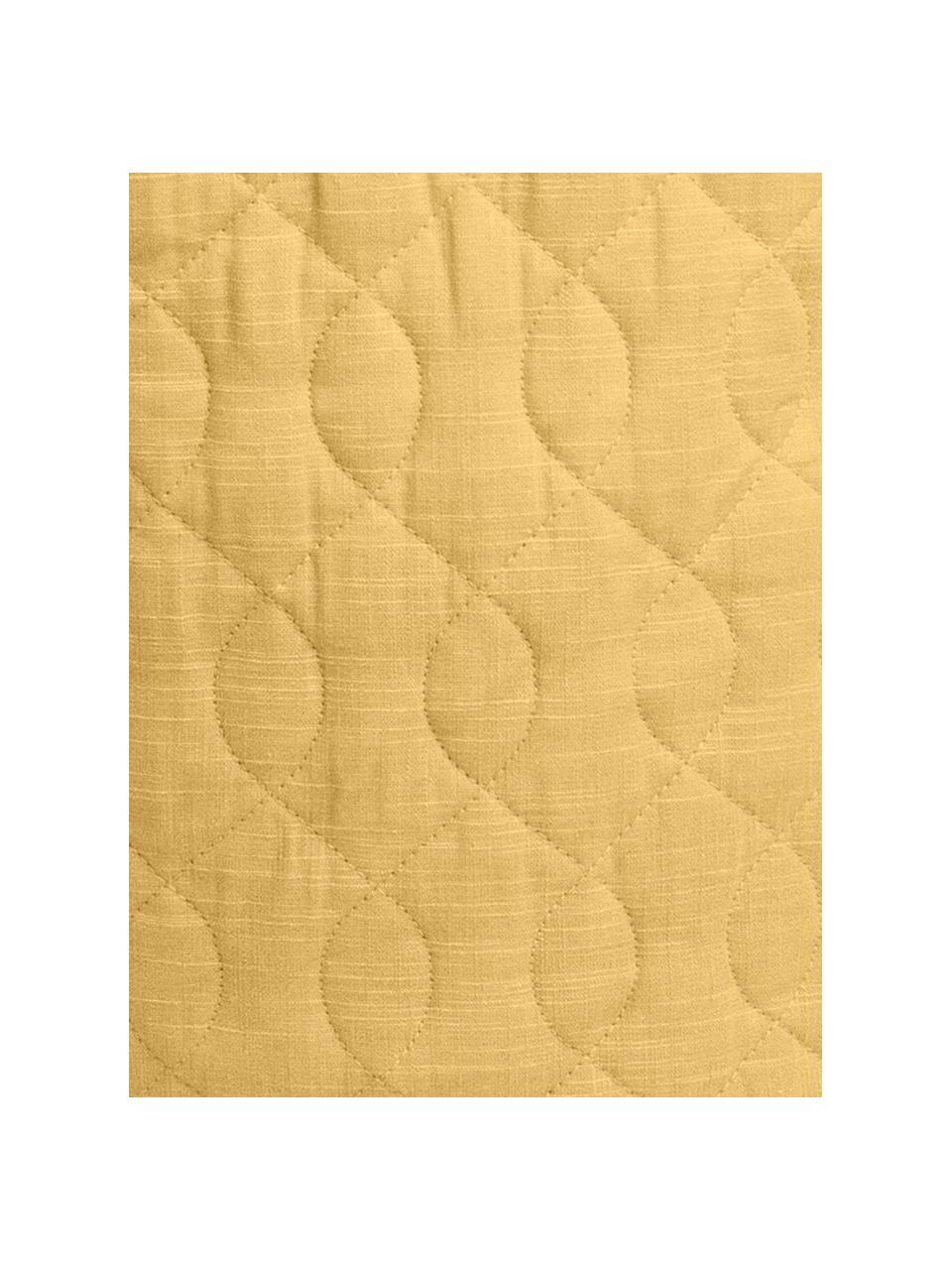 Aufbewahrungskorb Steppi, Bezug: Baumwolle, Gelb, Ø 40 x H 40 cm