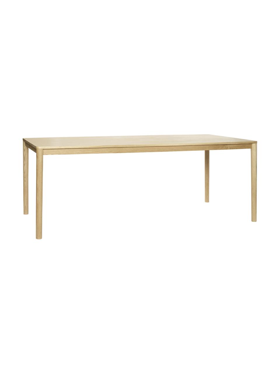 Esstisch Ground aus Eichenholz, 200 x 100 cm, Eichenholz, FSC-zertifiziert, Eichenholz, B 200 x T 100 cm