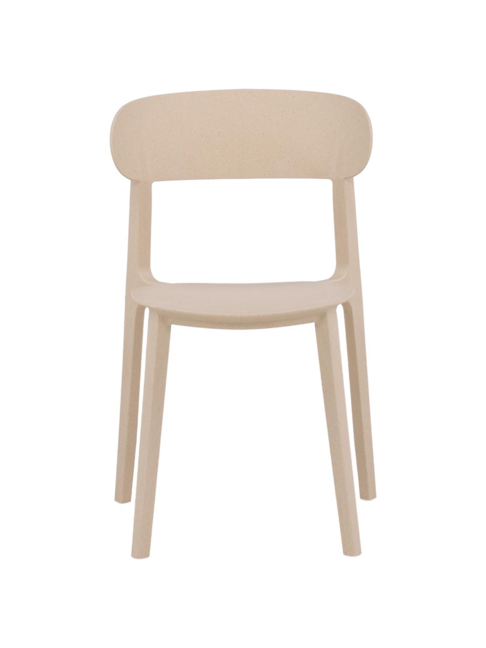 Židle z umělé hmoty Åstol, Umělá hmota, Béžová, Š 50 cm, V 79 cm
