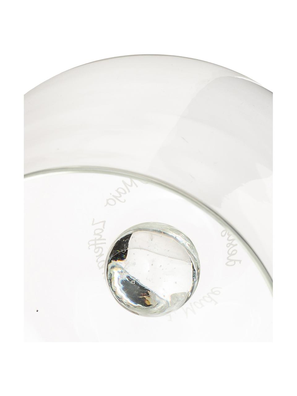 Mundgeblasene Design-Wassergläser Bilia, 6 Stück, Borosilikatglas, Transparent, Ø 9 x H 9 cm
