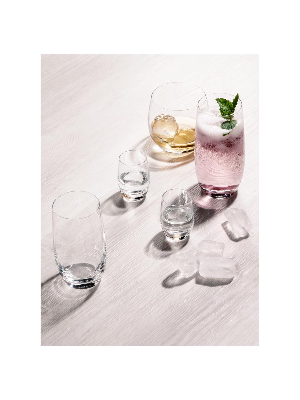Křišťálové sklenice na koktejly For You, 4 ks, Tritanové křišťálové sklo, Transparentní, Ø 7 cm, V 12 cm, 330 l