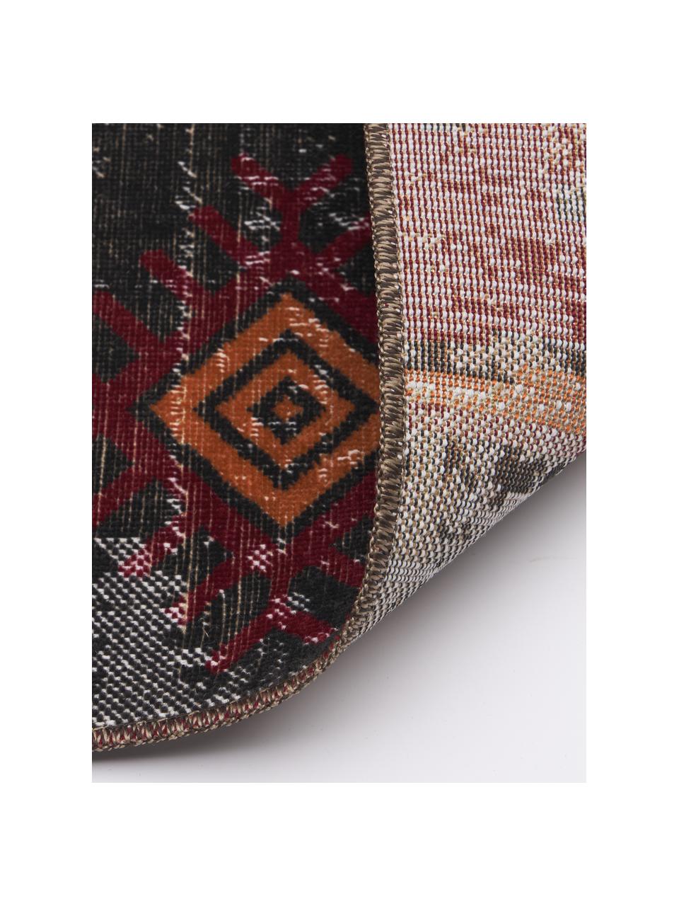 Dywan wewnętrzny/zewnętrzny w stylu orient Tilas Istanbul, 100% polipropylen, Odcienie brązowego, odcienie czerwonego, S 200 x D 290 cm (Rozmiar L)