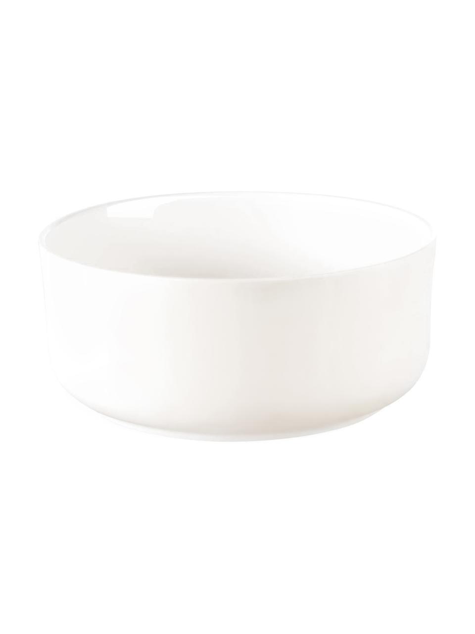 Cuencos pequeños de porcelana Oco, 6 uds., Porcelana Fine Bone China (fina de hueso)
Fine Bone China es una pasta de porcelana fosfática que se caracteriza por su brillo radiante y translúcido, Marfil, Ø 12 cm