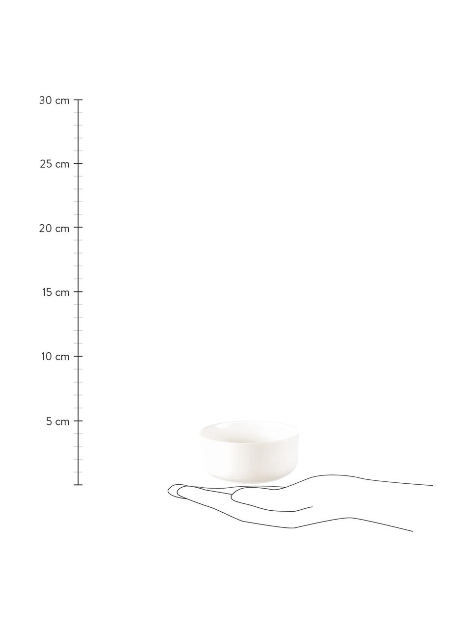 Misky z kostního porcelánu Fine Bone China Oco, Ø 12 cm, 6 ks, Kostní porcelán Fine Bone China
Fine Bone China je jemný porcelán, který se vyznačuje zejména svým zářivým a průsvitným leskem, Slonová kost, Ø 12 cm