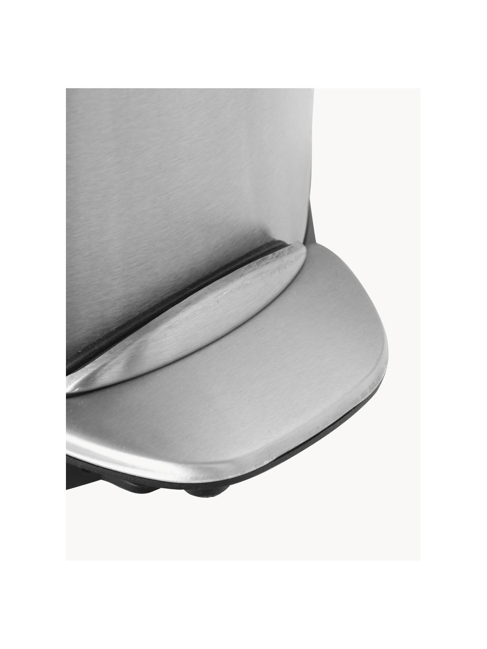 Afvalemmer Belle Deluxe met pedaal functie, Houder: roestvrij staal, Zilverkleurig, Ø 29 x H 69 cm