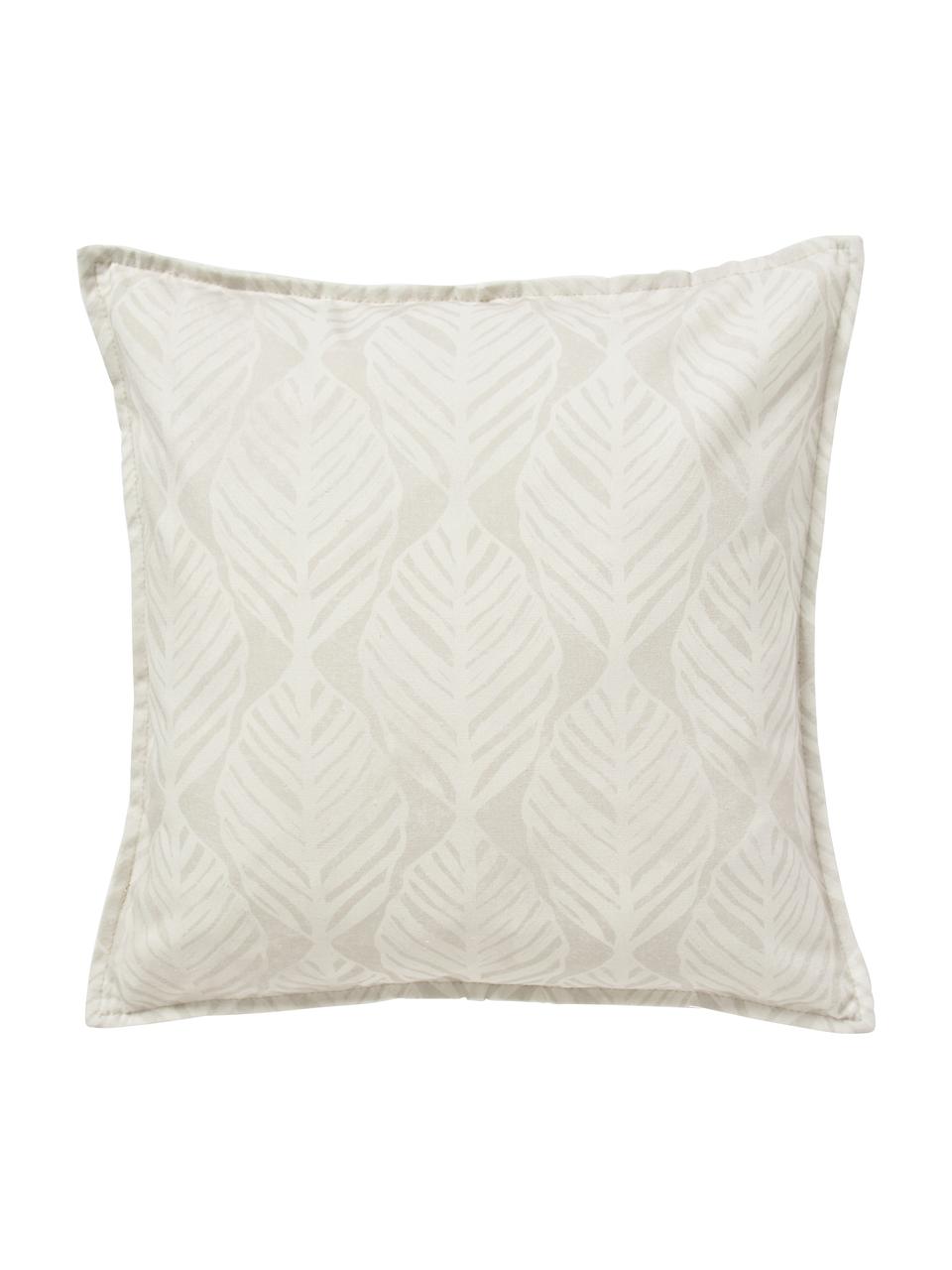Sada povlaků na polštáře s grafickým vzorem Armanda, 2 díly, 80 % polyester, 20 % bavlna, Odstíny béžové, Š 45 cm, D 45 cm