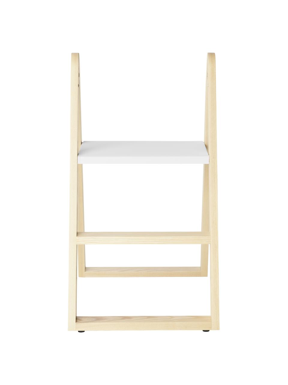 Žebřík z jasanového dřeva Reech, Světlé dřevo, Š 40 cm, V 72 cm