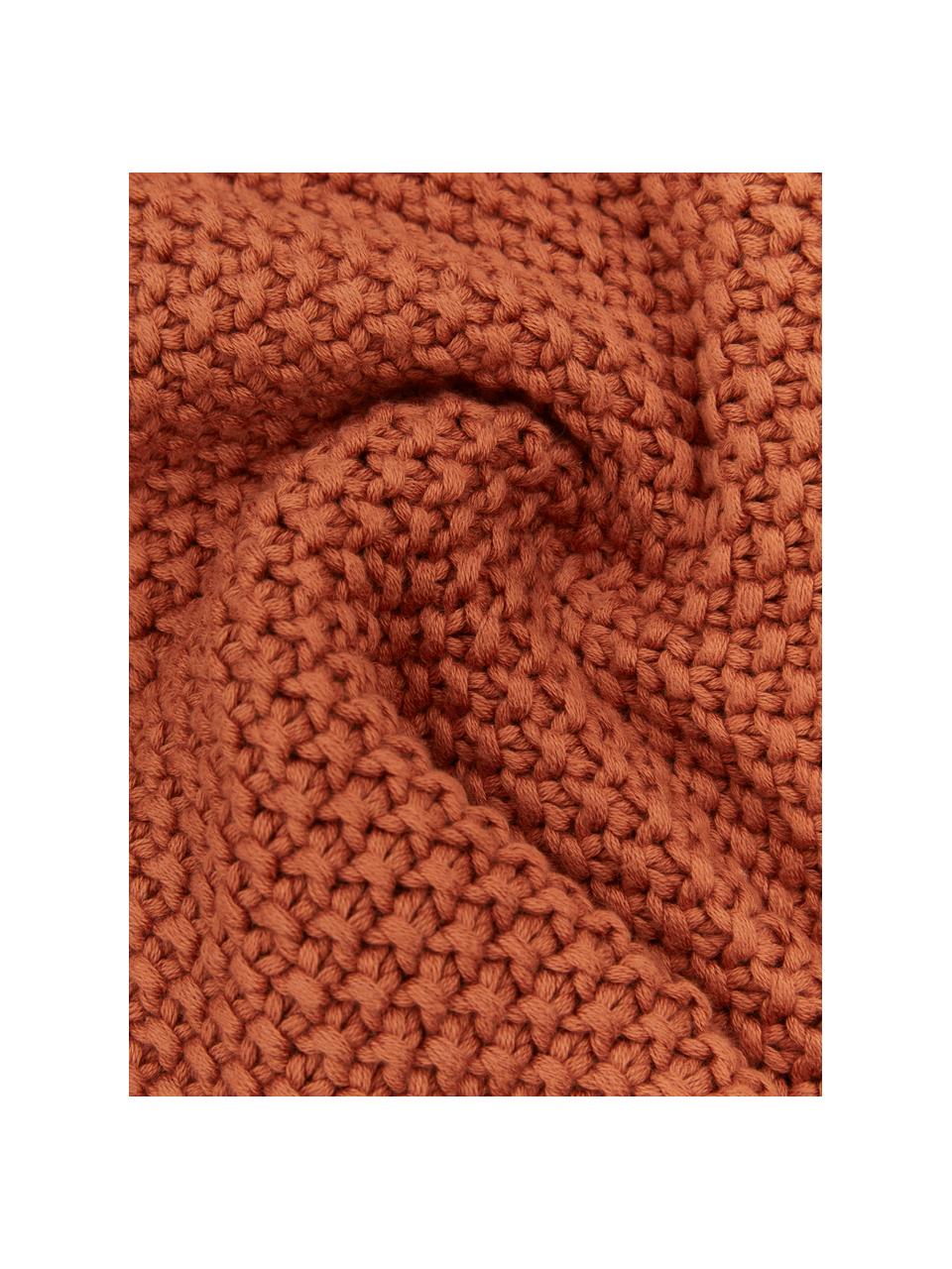 Housse de coussin 40x40 avec pompons Molly, 100 % coton

Le matériau est certifié STANDARD 100 OEKO-TEX®, 11.HIN.00050, HOHENSTEIN HTTI, Terracotta, larg. 40 x long. 40 cm