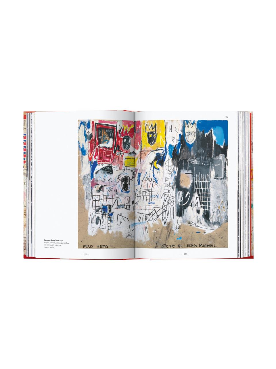 Geïllustreerd boek Basquiat, Papier, hardcover, Basquiat, B 16 x H 22 cm