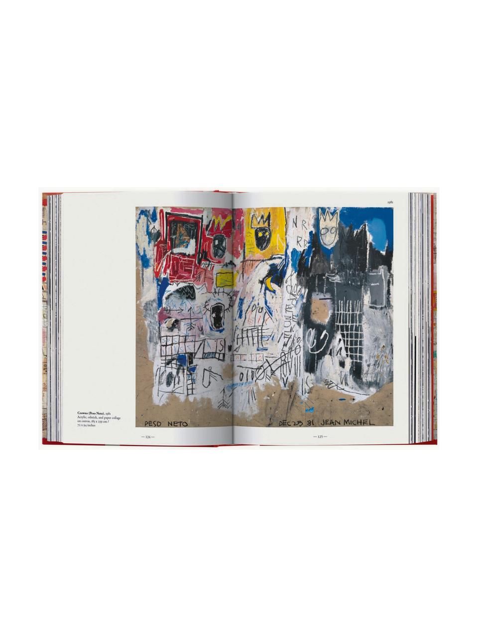 Geïllustreerd boek Basquiat, Papier, hardcover, Basquiat, B 16 x H 22 cm