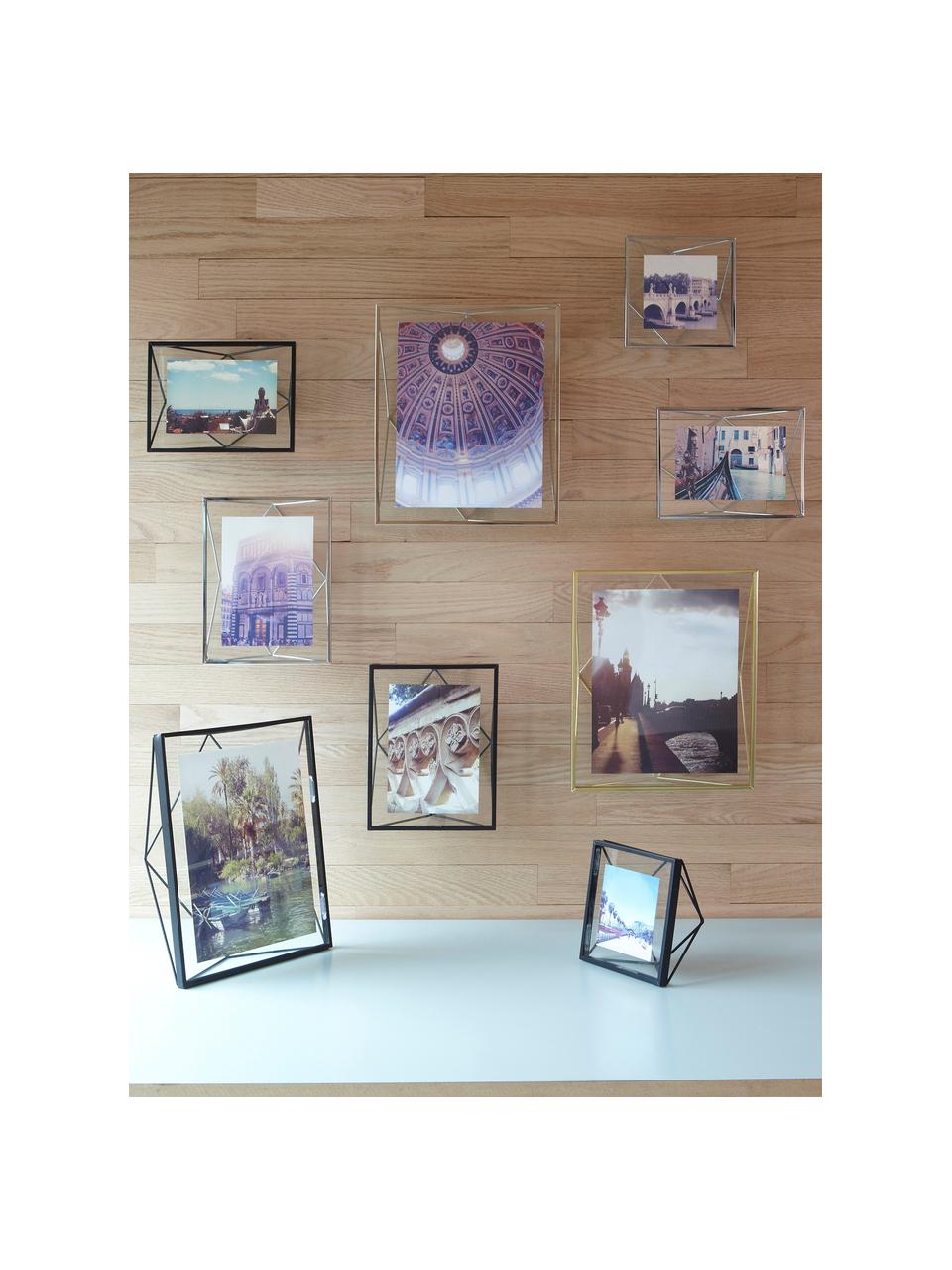 Portafoto da tavolo color rame Prisma, Cornice: acciaio, Rame, 10 x 15 cm