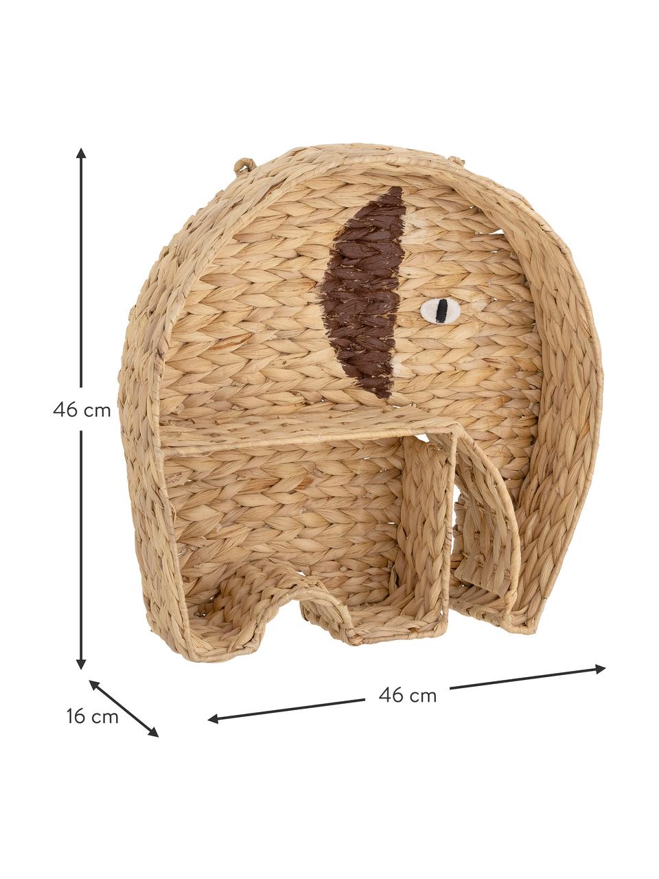 Kinder-Wandregal Hanibal, Wasserhyazinthe, Hellbeige, B 46 x H 46 cm