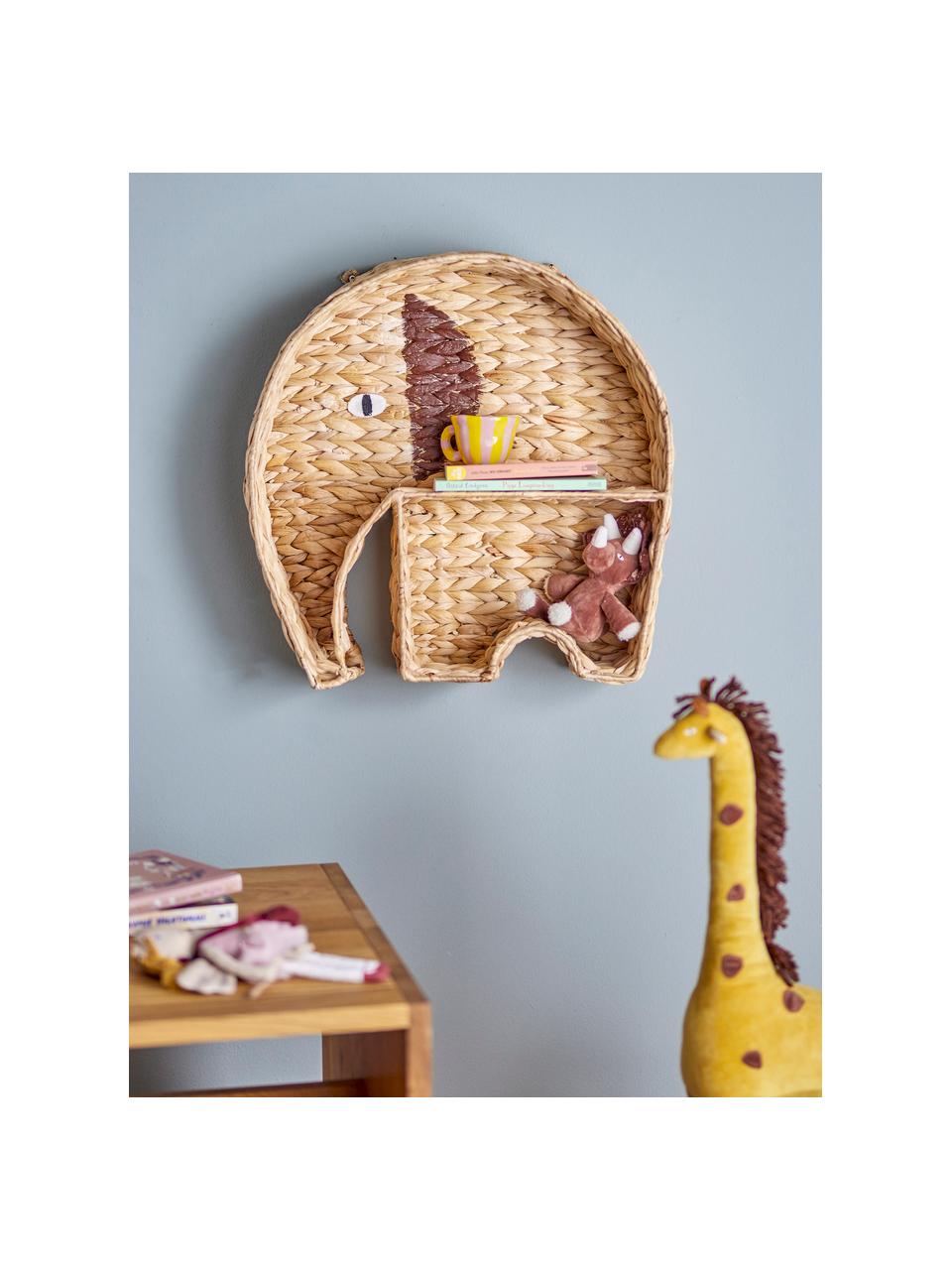 Estante de pared infantil Hanibal, Jacinto aquático, Beige claro, An 46 x Al 46 cm