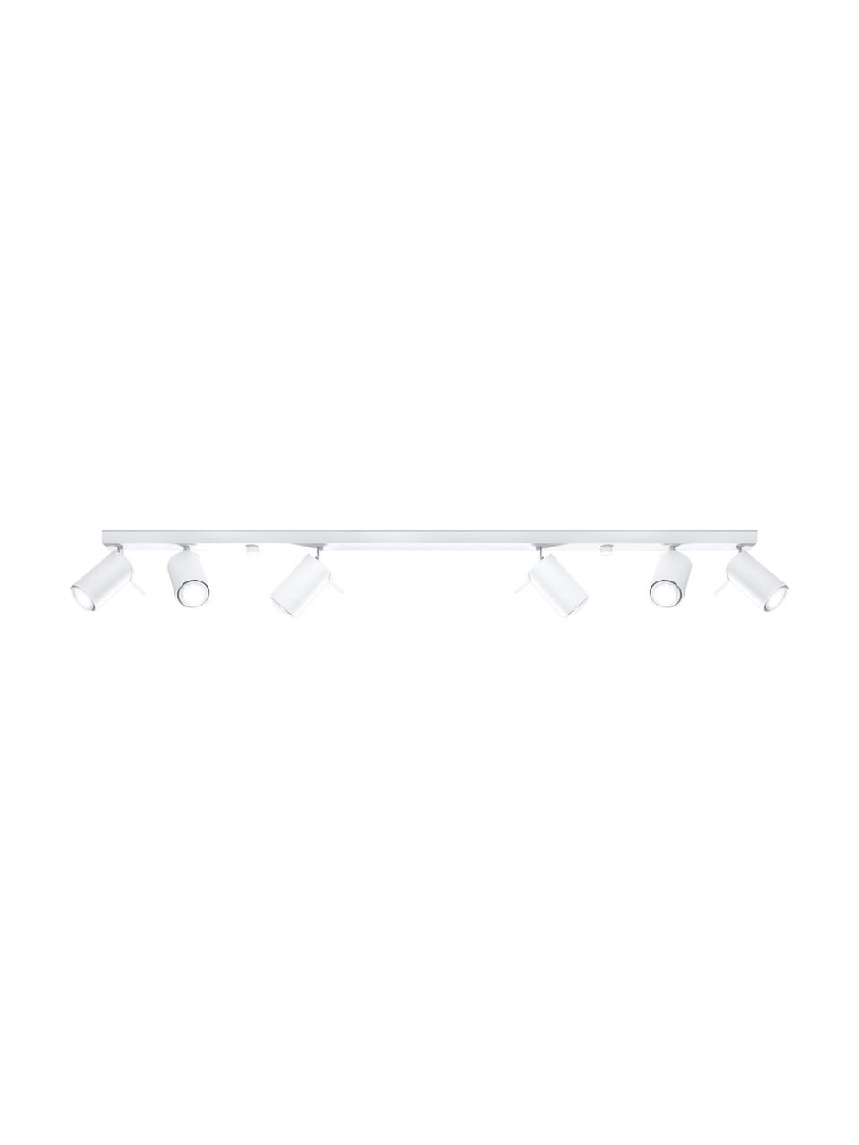 Grand spot plafond Etna, Blanc, larg. 117 x prof. 16 cm