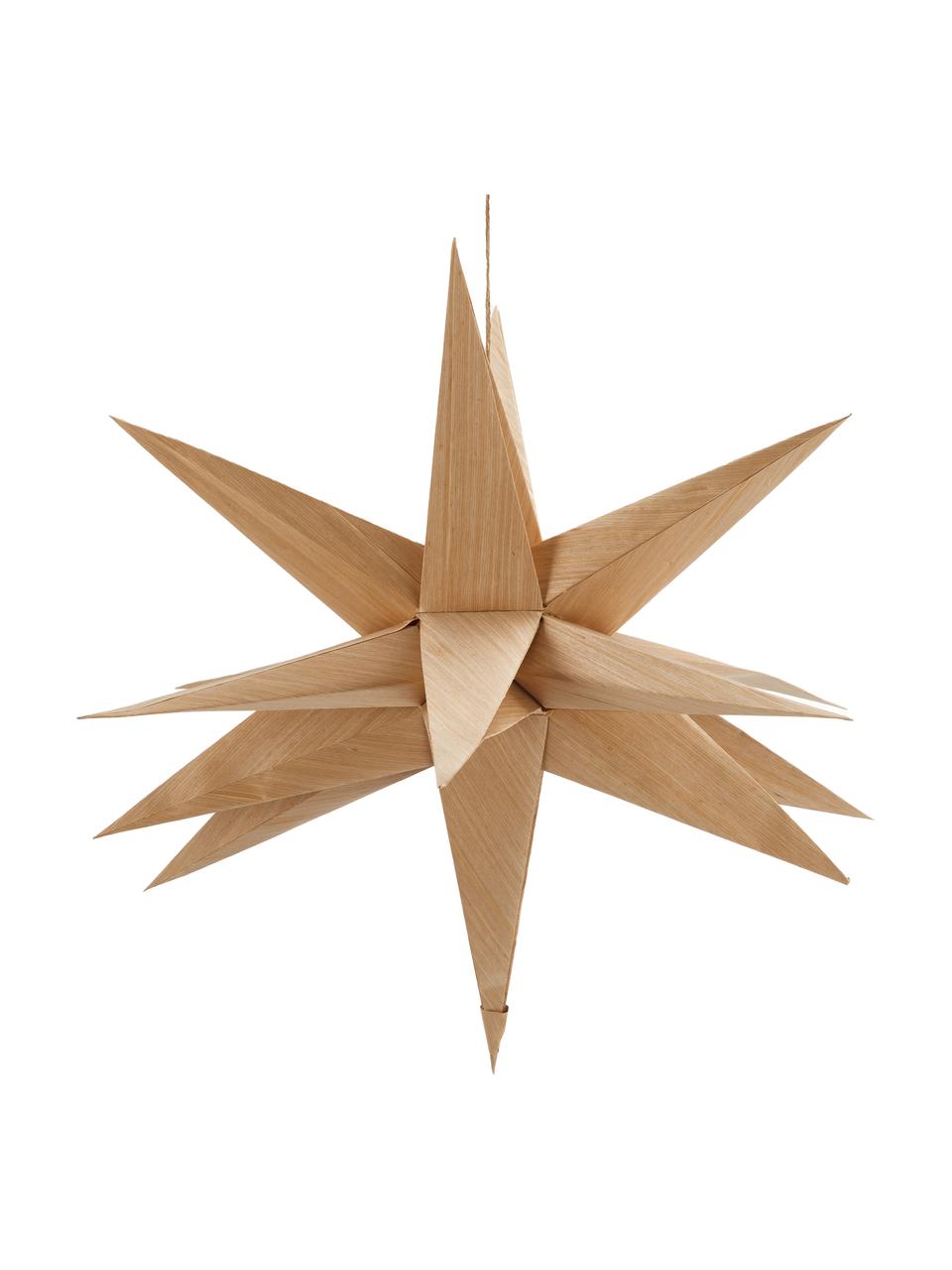 Étoile décorative en bois Venus, Bois, Bois clair, Ø 55 cm